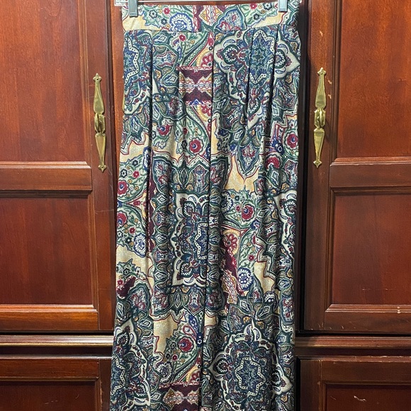 Maggie McNaughton vintage plus size 22W Paisley Patterned Women's Skirt - Picture 1 of 15